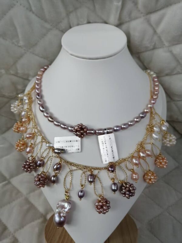 pearl necklace, real pearl